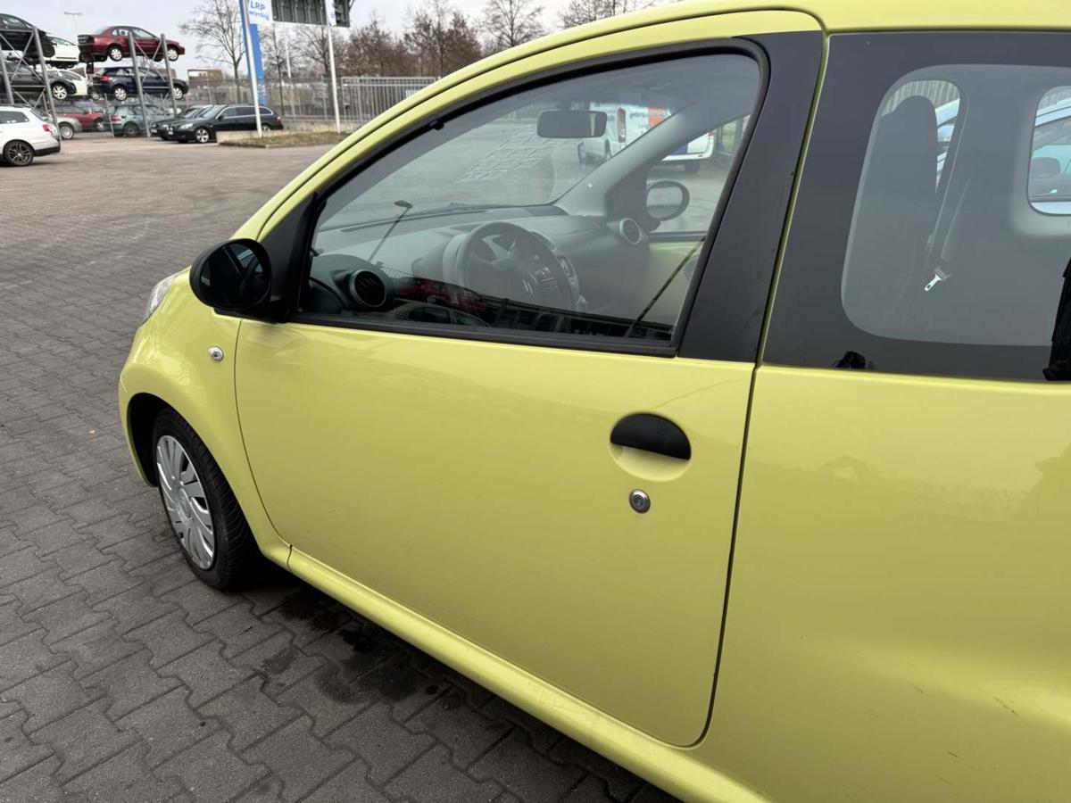 Citroen C1 original T&uuml;r links KBN Gelb 3-T&uuml;rer Rohbau Bj.2007